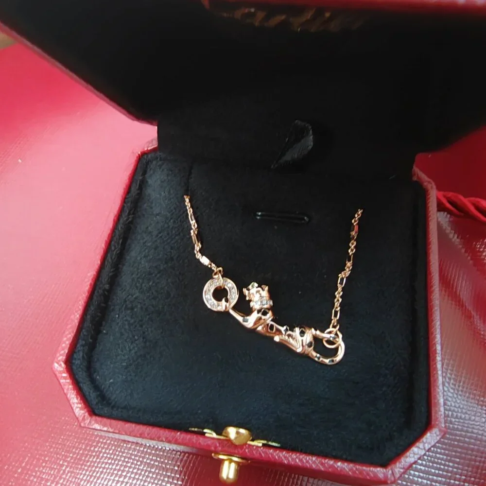 Cartier cheetah necklace 18K gold - Picture 6 of 8